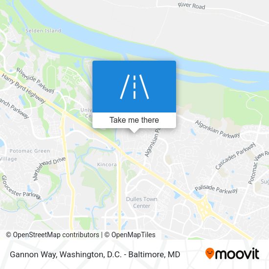 Gannon Way map