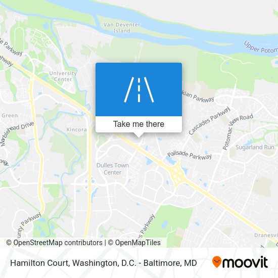 Hamilton Court map