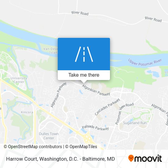 Mapa de Harrow Court