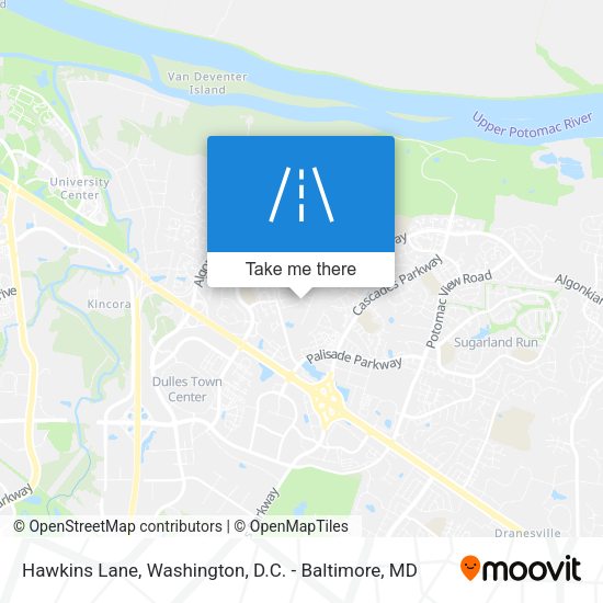 Mapa de Hawkins Lane