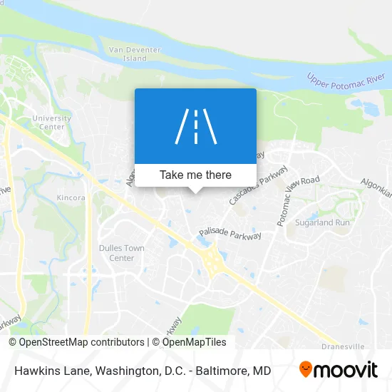 Hawkins Lane map