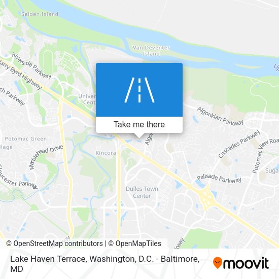 Lake Haven Terrace map