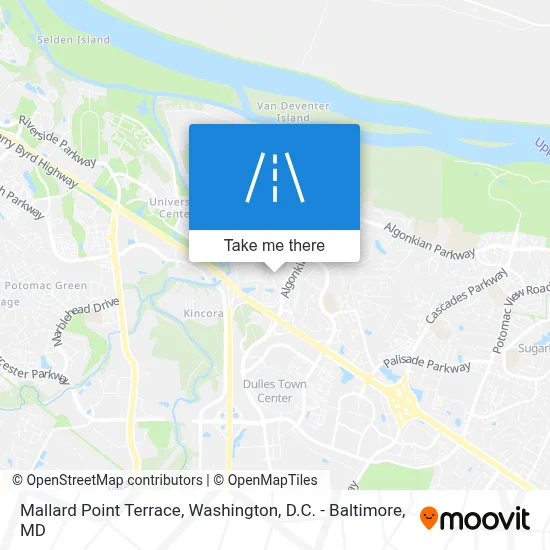Mallard Point Terrace map