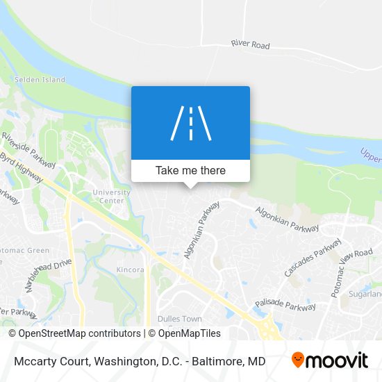 Mccarty Court map