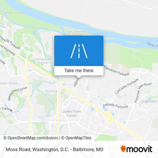 Moss Road map