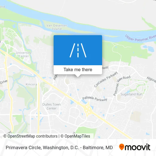 Primavera Circle map