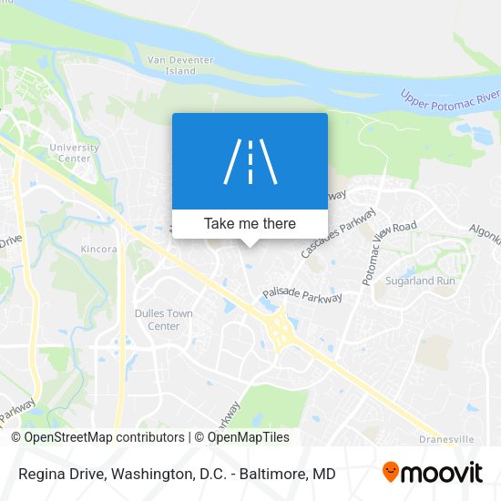 Mapa de Regina Drive