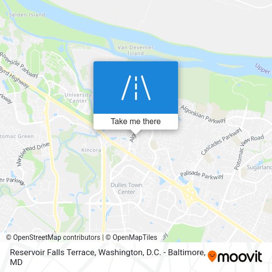 Reservoir Falls Terrace map