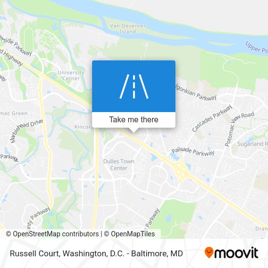 Mapa de Russell Court