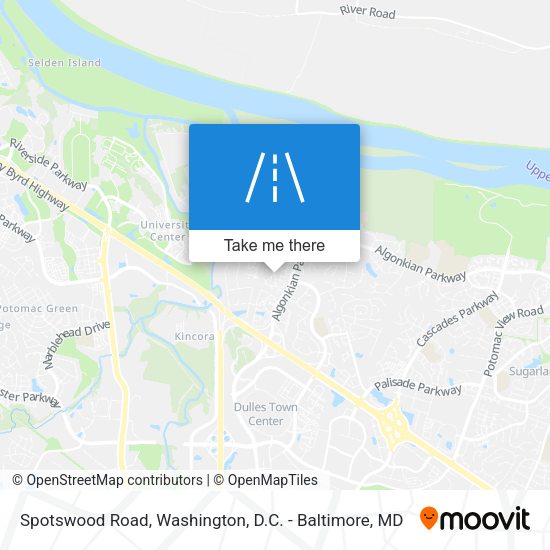 Mapa de Spotswood Road