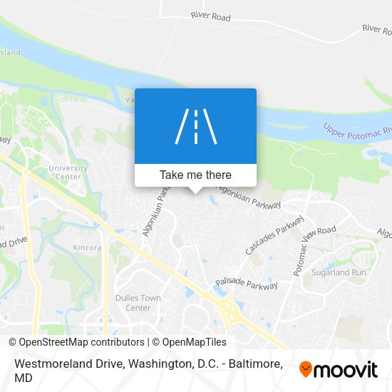 Westmoreland Drive map