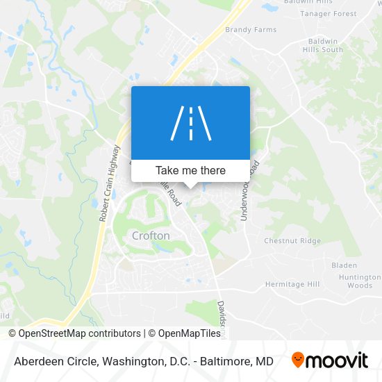 Aberdeen Circle map