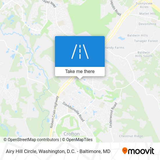 Airy Hill Circle map