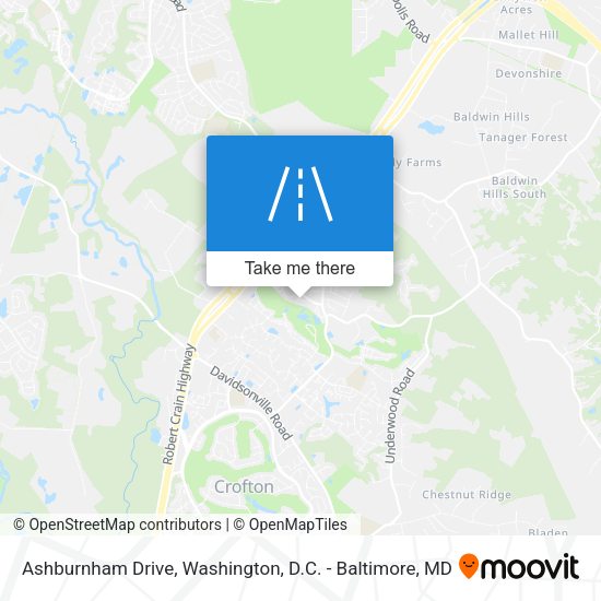 Mapa de Ashburnham Drive