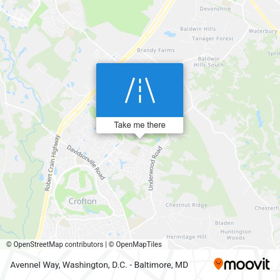 Avennel Way map