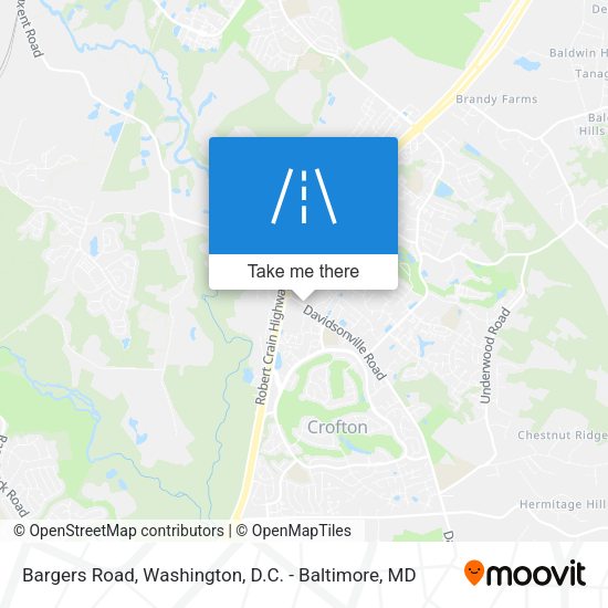 Bargers Road map