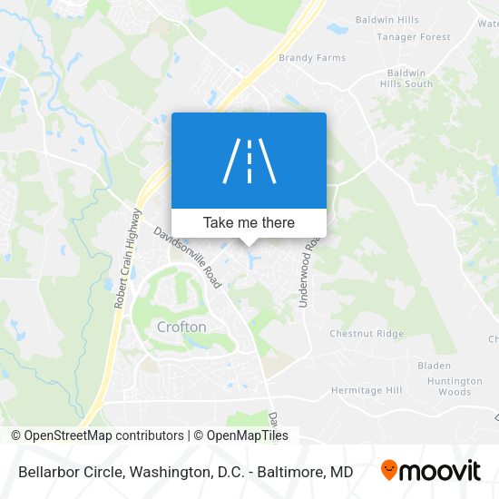 Mapa de Bellarbor Circle