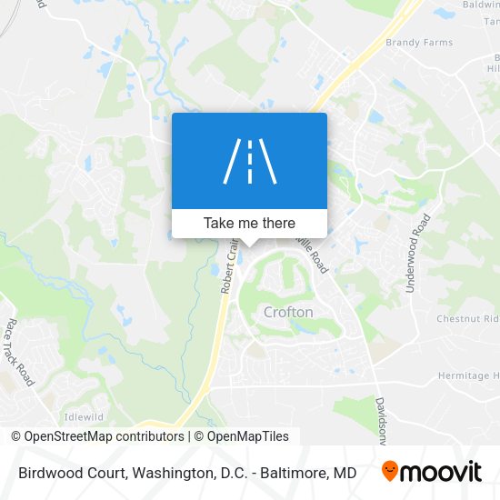 Birdwood Court map