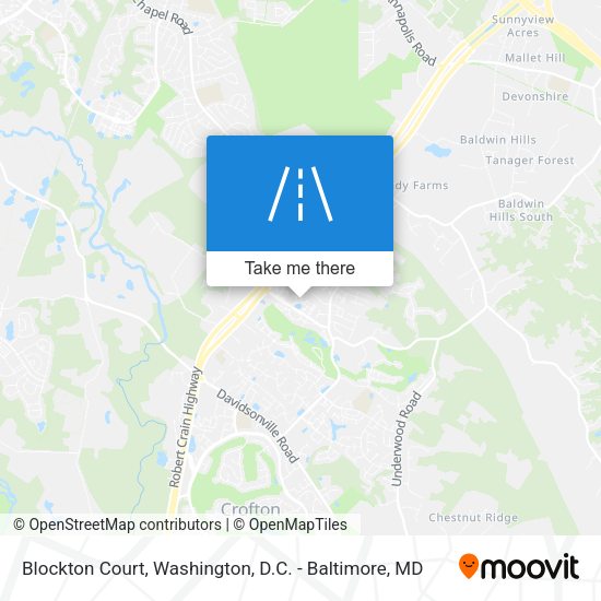 Blockton Court map