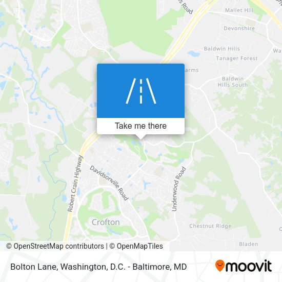 Mapa de Bolton Lane