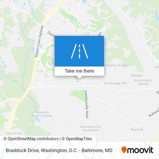 Braddock Drive map