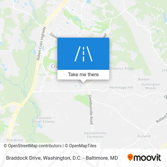 Braddock Drive map