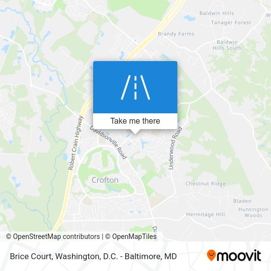 Brice Court map
