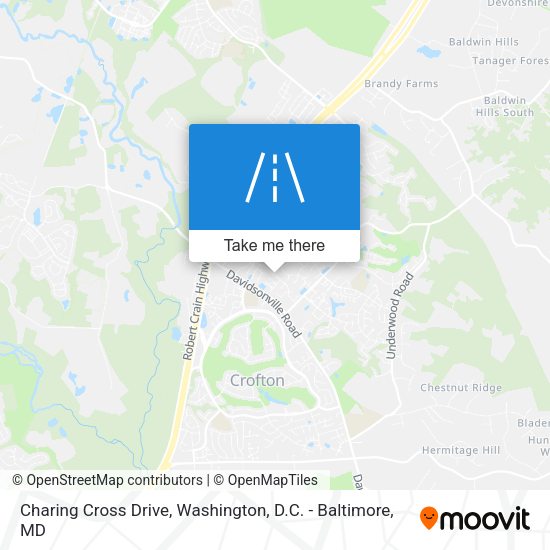 Charing Cross Drive map
