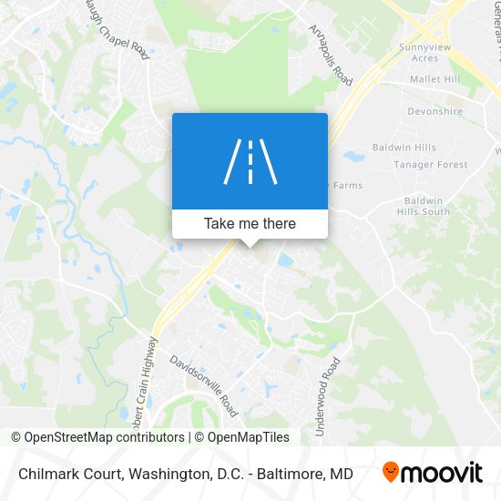 Mapa de Chilmark Court