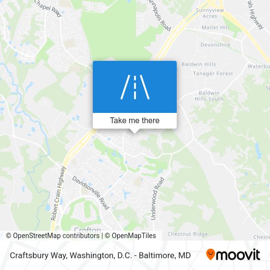 Craftsbury Way map