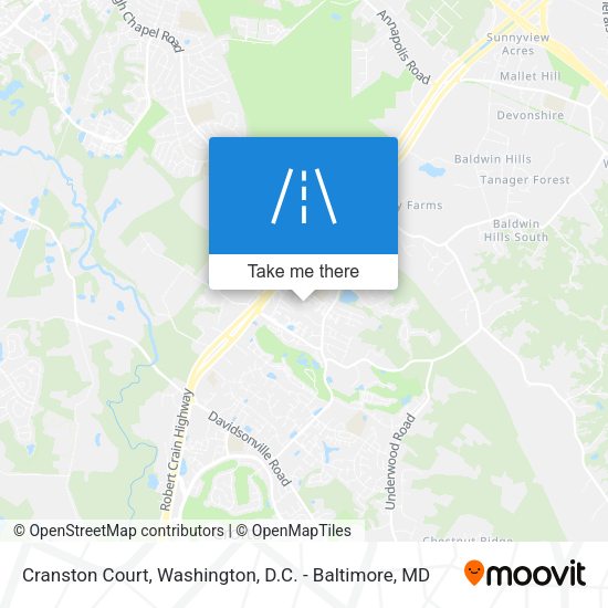 Mapa de Cranston Court