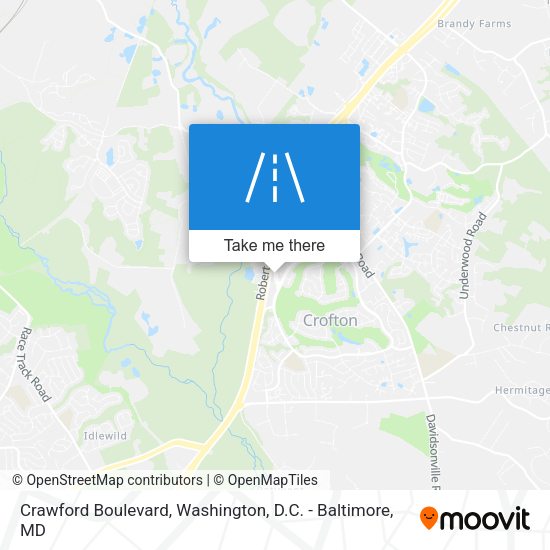 Mapa de Crawford Boulevard