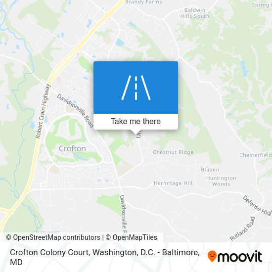 Crofton Colony Court map