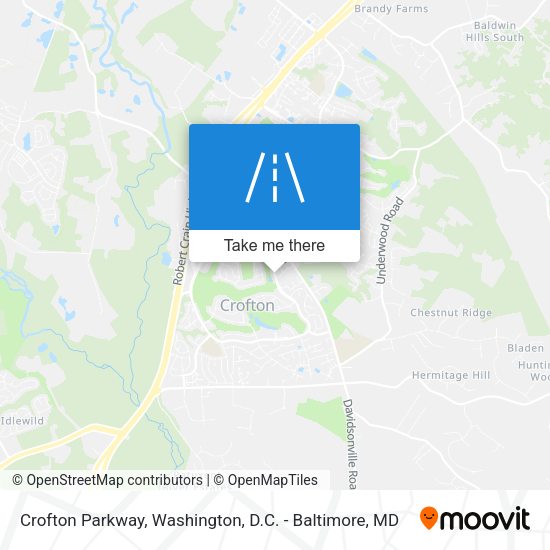 Crofton Parkway map