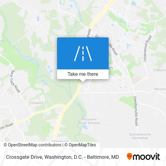 Mapa de Crossgate Drive