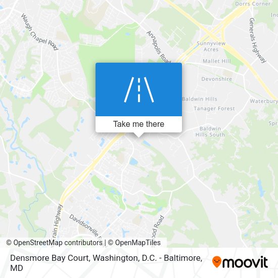 Densmore Bay Court map