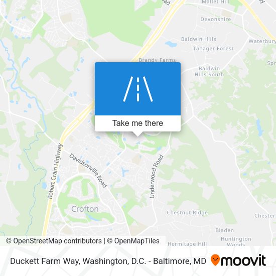 Duckett Farm Way map