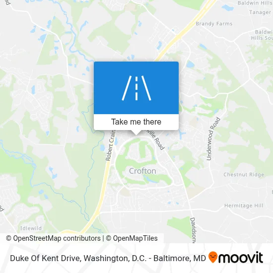 Duke Of Kent Drive map