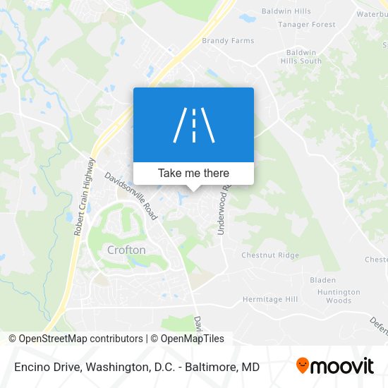 Encino Drive map