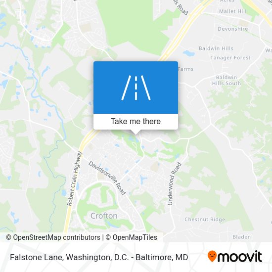 Mapa de Falstone Lane