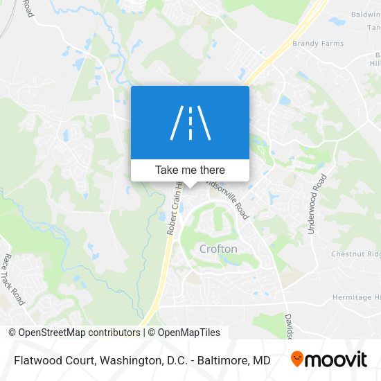Flatwood Court map