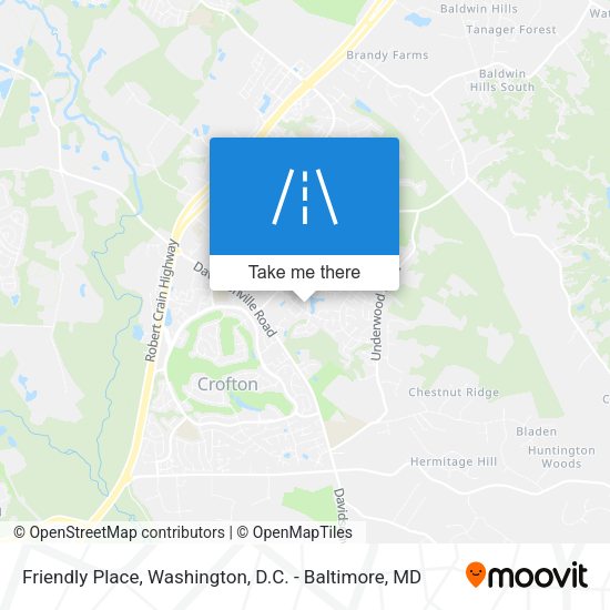 Friendly Place map