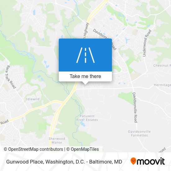 Mapa de Gunwood Place