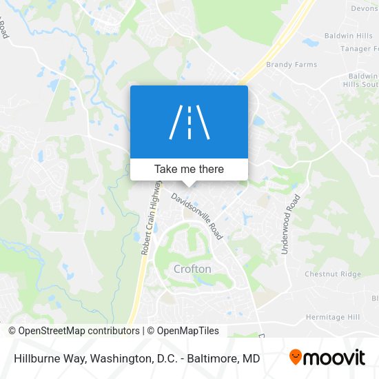 Hillburne Way map