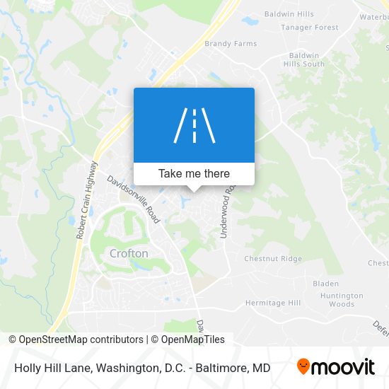 Holly Hill Lane map