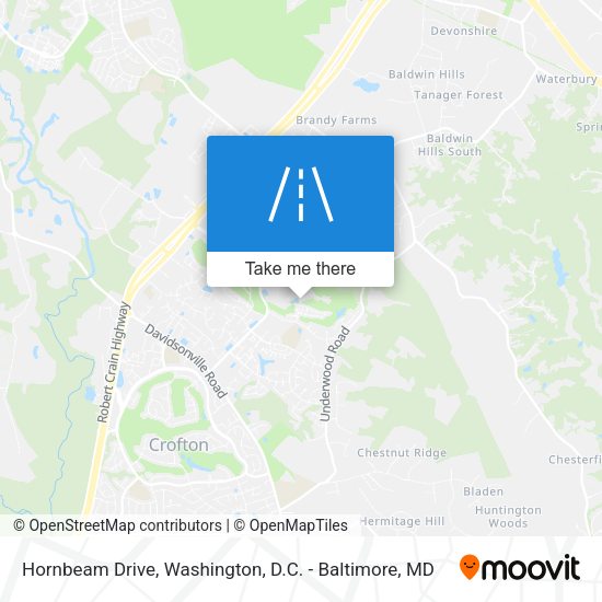 Hornbeam Drive map