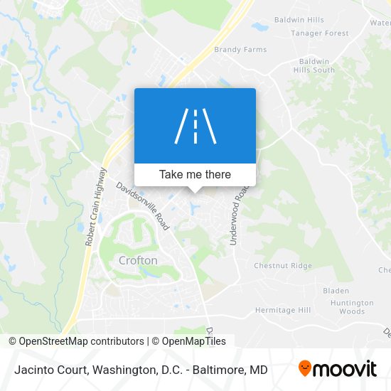 Mapa de Jacinto Court
