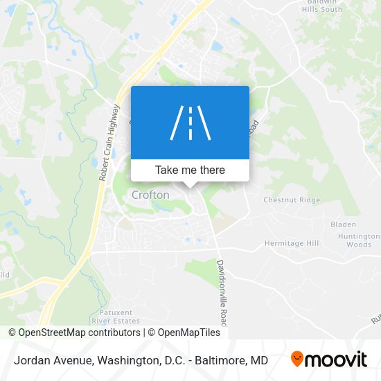 Jordan Avenue map