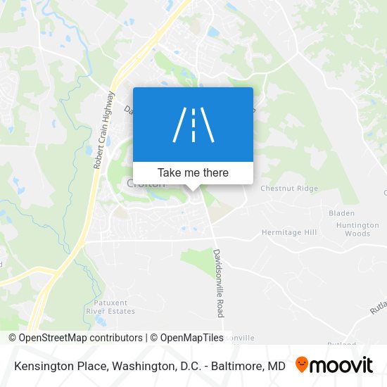 Kensington Place map