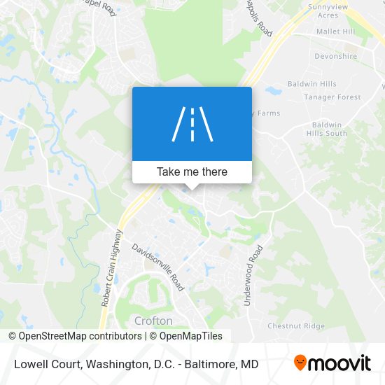 Lowell Court map